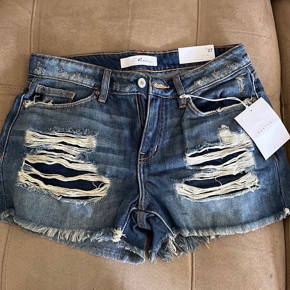 Brand New Kancan Jean shorts
